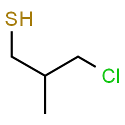 ChemSpider 2D Image | 3-Chloro-2-methyl-1-propanethiol | C4H9ClS