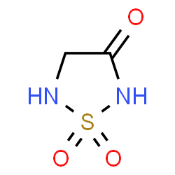ChemSpider 2D Image | 1,2,5-Thiadiazolidin-3-one 1,1-dioxide | C2H4N2O3S