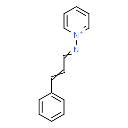 ChemSpider 2D Image | 1-[(3-Phenyl-2-propen-1-ylidene)amino]pyridinium | C14H13N2