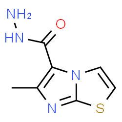 ChemSpider 2D Image | 6-methylimidazo(2,1-b)thiazole-5-carbohydrazide | C7H8N4OS
