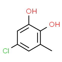ChemSpider 2D Image | 5-chloro-3-methylcatechol | C7H7ClO2