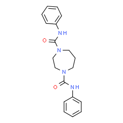 ChemSpider 2D Image | N,N'-Diphenyl-1,4-diazepane-1,4-dicarboxamide | C19H22N4O2