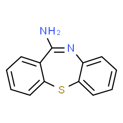 ChemSpider 2D Image | Dibenzo[b,f][1,4]thiazepin-11-amine | C13H10N2S