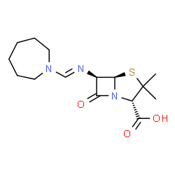 ChemSpider 2D Image | Amdinocillin | C15H23N3O3S