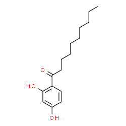 ChemSpider 2D Image | 1-(2,4-Dihydroxyphenyl)-1-decanone | C16H24O3