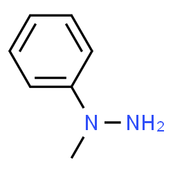 ChemSpider 2D Image | 1-Methylphenylhydrazine | C7H10N2