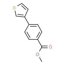 ChemSpider 2D Image | Methyl 4-(3-thienyl)benzoate | C12H10O2S