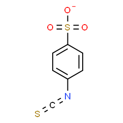 ChemSpider 2D Image | 4-Isothiocyanatobenzenesulfonate | C7H4NO3S2