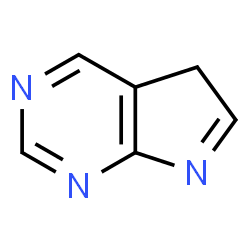 ChemSpider 2D Image | 5H-Pyrrolo[2,3-d]pyrimidine | C6H5N3