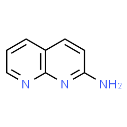 ChemSpider 2D Image | 1,8-Naphthyridin-2-amine | C8H7N3