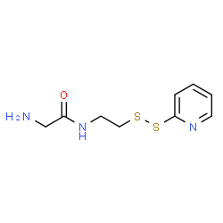 ChemSpider 2D Image | N-[2-(2-Pyridinyldisulfanyl)ethyl]glycinamide | C9H13N3OS2