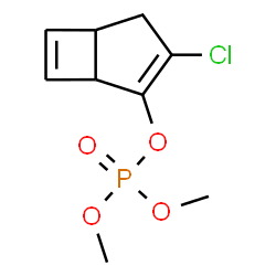 ChemSpider 2D Image | 3-Chlorobicyclo[3.2.0]hepta-2,6-dien-2-yl dimethyl phosphate | C9H12ClO4P