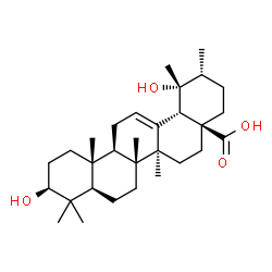 ChemSpider 2D Image | pomolic acid | C30H48O4