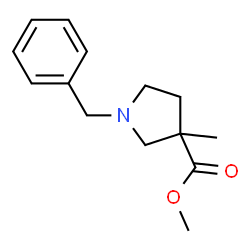 ChemSpider 2D Image | Methyl 1-benzyl-3-methyl-3-pyrrolidinecarboxylate | C14H19NO2