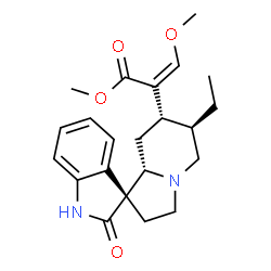 ChemSpider 2D Image | Methyl (7beta,16Z,20alpha)-16-(methoxymethylene)-2-oxocorynoxan-17-oate | C22H28N2O4