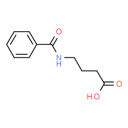 ChemSpider 2D Image | 4-(Benzoylamino)butanoic acid | C11H13NO3