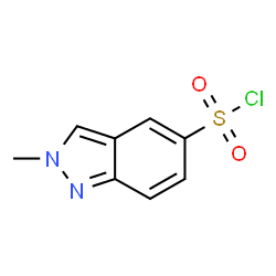 ChemSpider 2D Image | 2-Methyl-2H-indazole-5-sulfonyl chloride | C8H7ClN2O2S