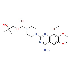 ChemSpider 2D Image | Trimazosin | C20H29N5O6