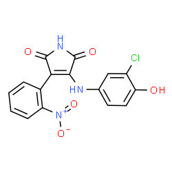ChemSpider 2D Image | SB415286 | C16H10ClN3O5
