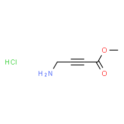 ChemSpider 2D Image | Methyl 4-amino-2-butynoate hydrochloride (1:1) | C5H8ClNO2