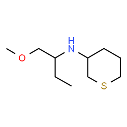 ChemSpider 2D Image | N-(1-Methoxy-2-butanyl)tetrahydro-2H-thiopyran-3-amine | C10H21NOS