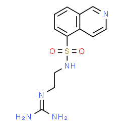 ChemSpider 2D Image | N-(2-Guanidinoethyl)isoquinoline-5-sulfonamide | C12H15N5O2S