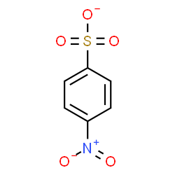 ChemSpider 2D Image | 4-Nitrobenzenesulfonate | C6H4NO5S