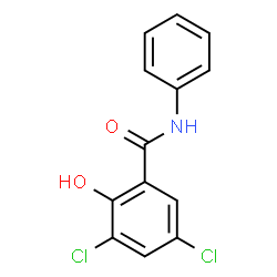 ChemSpider 2D Image | 3,5-dichlorosalicylanilide | C13H9Cl2NO2