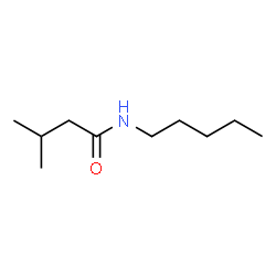 ChemSpider 2D Image | 3-Methyl-N-pentylbutanamide | C10H21NO