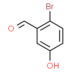 ChemSpider 2D Image | 2-Bromo-5-hydroxybenzaldehyde | C7H5BrO2