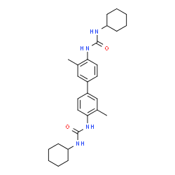 ChemSpider 2D Image | 1,1'-(3,3'-Dimethyl-4,4'-biphenyldiyl)bis(3-cyclohexylurea) | C28H38N4O2