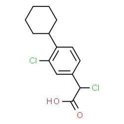 ChemSpider 2D Image | fenclorac | C14H16Cl2O2
