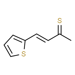 ChemSpider 2D Image | (3E)-4-(2-Thienyl)-3-butene-2-thione | C8H8S2