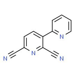 ChemSpider 2D Image | 2,3'-Bipyridine-2',6'-dicarbonitrile | C12H6N4