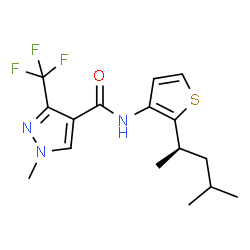 ChemSpider 2D Image | (R)-penthiopyrad | C16H20F3N3OS