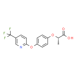 ChemSpider 2D Image | (S)-fluazifop | C15H12F3NO4