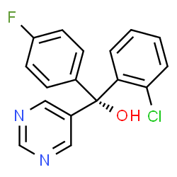 ChemSpider 2D Image | (S)-nuarimol | C17H12ClFN2O