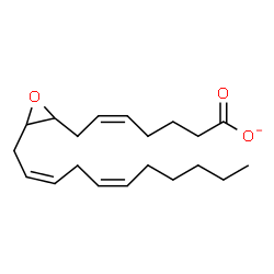 ChemSpider 2D Image | (5Z)-7-{3-[(2Z,5Z)-2,5-Undecadien-1-yl]-2-oxiranyl}-5-heptenoate | C20H31O3