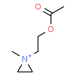 ChemSpider 2D Image | 1-(2-Acetoxyethyl)-1-methylaziridinium | C7H14NO2