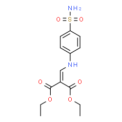 ChemSpider 2D Image | Diethyl {[(4-sulfamoylphenyl)amino]methylene}malonate | C14H18N2O6S