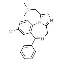 ChemSpider 2D Image | Adinazolam | C19H18ClN5