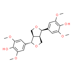 ChemSpider 2D Image | (+)-Episyringaresinol | C22H26O8