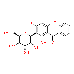 ChemSpider 2D Image | (1S)-1,5-Anhydro-1-(3-benzoyl-2,4,6-trihydroxyphenyl)-D-glucitol | C19H20O9