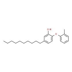 ChemSpider 2D Image | 5-Decyl-2-(2-methylphenoxy)phenol | C23H32O2