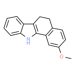 ChemSpider 2D Image | 2-Methoxy-6,11-dihydro-5H-benzo[a]carbazole | C17H15NO