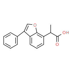 ChemSpider 2D Image | FURAPROFEN | C17H14O3