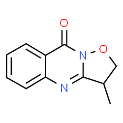 ChemSpider 2D Image | 2,3-dihydro-3-methyl-9H-isoxazolo[3,2-b]quinazolin-9-one | C11H10N2O2