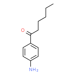 ChemSpider 2D Image | 1-(4-Aminophenyl)-1-hexanone | C12H17NO