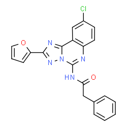 ChemSpider 2D Image | MRS1220 | C21H14ClN5O2