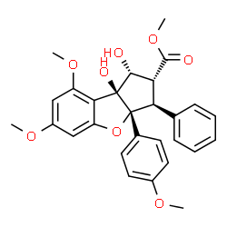 ChemSpider 2D Image | aglafolin | C28H28O8